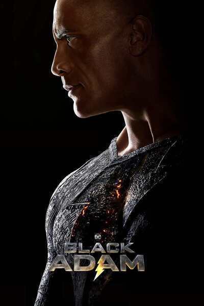 Black Adam Hindi Dubbed Movie Poster (2022)